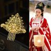 Floral Chinese Style Hairpin Tassels Women Hair Stick Vintage Hanfu Hair Comb  Ladies