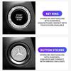 Car Key Start Button Decoration Ring Diamond Rhinestone Circle for Mercedes Benz W211 W204 W210 W203 CLA GLA Auto Accessories