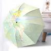 Tinkerbell, Fairy Themed Automatic Opening and Closing Umbrella, Brightly Colored 8-rib Portable Umbrella, Suitable for Men and Women, A Perfect Gift