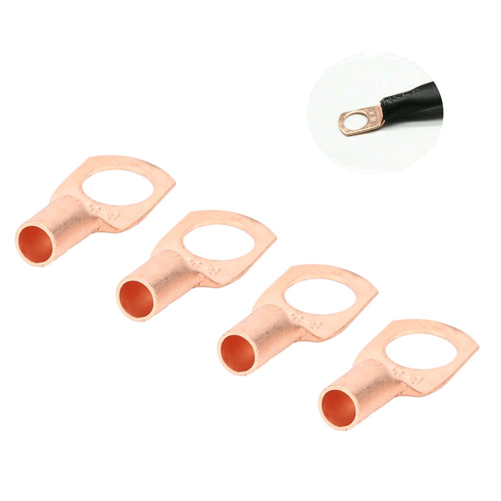 50Pcs Copper Ring Lug Terminal Cable ColdPressed Crimp Connectors Terminals Sc68