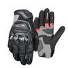 Motorcycle Gloves Winter Warm Fleece Lined Goat Leather Touchscreen Magnetic Closure Unisex Cycling Protective Gear Safety