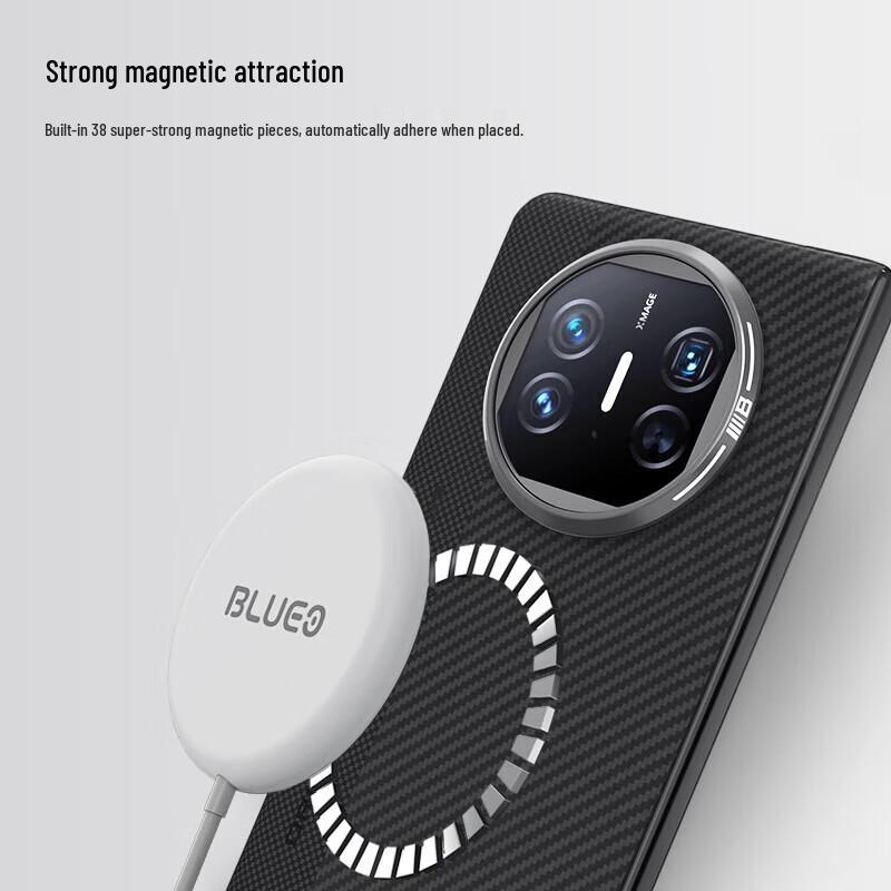 Aramid Fiber Magnetic Business Phone Case for Huawei Mate X5/X3