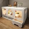 Cat Cage Cat Villa with Toilet Integrated Household Indoor Small Apartment Cage One Room Bathroom Hall
