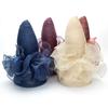 Summer Large Brimmed Fisherman Hat Lace Women'S Beach Sun Protection And Sunshade Hat Organza Hat Summer Sun Hat Cool Hat