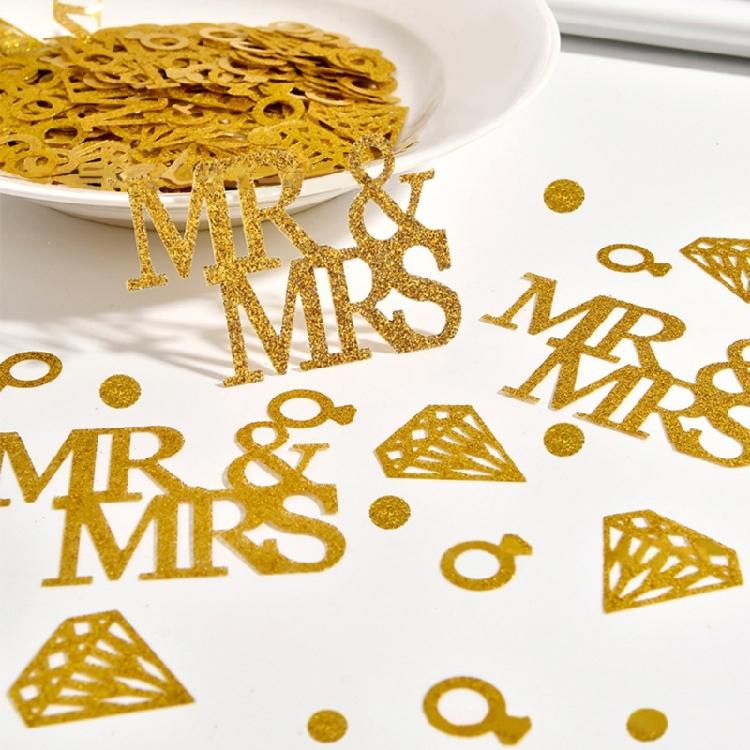 Wedding Rings Confettis for Birthday Wedding Engagement Bridal Showers Celebration Party Decoration