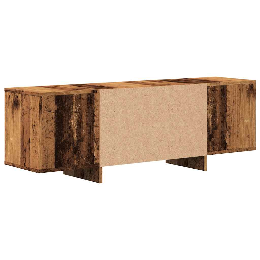 Vidaxl Szafka Tv, Stare Drewno, 120X30X40,5Cm, Materiał Drewnopochodny
