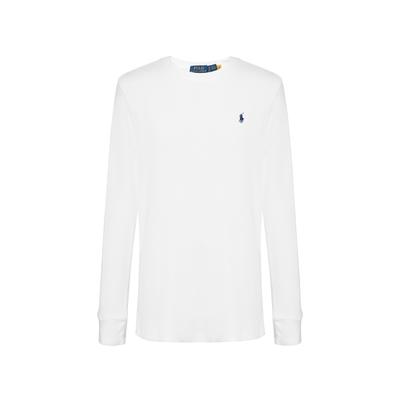 Polo Embroidered Waffle Crew Neck Long Sleeve Sweatshirt Men Sweatshirt 710767967-001