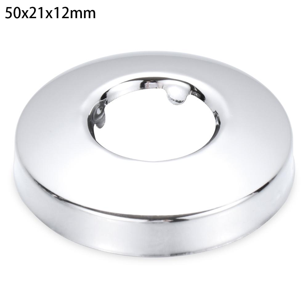 1PC Self-Adhesive Stainless Steel Faucet Decorative Cover Shower Chrome Finish Water Pipe Wall Covers Bathroom Accessories