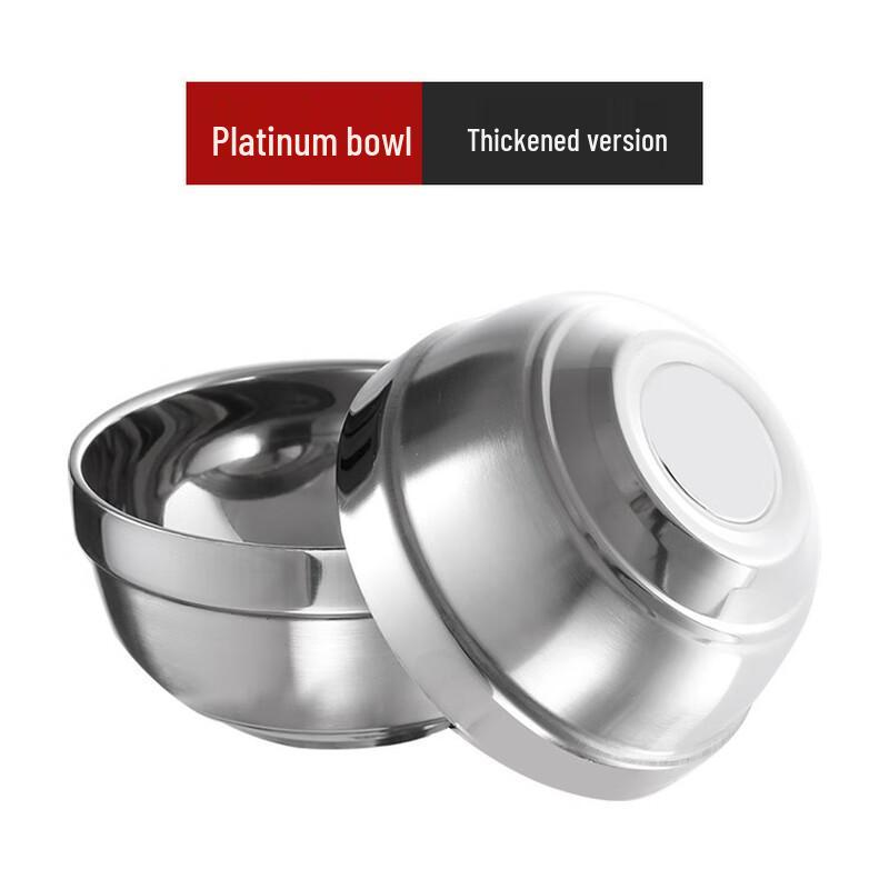 Shengjia 304 Stainless Steel Double-Layer Insulated Bowl