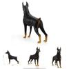 Kids Pvc Doberman Dog Figure For Playroom Decor And Farm Animal Collection