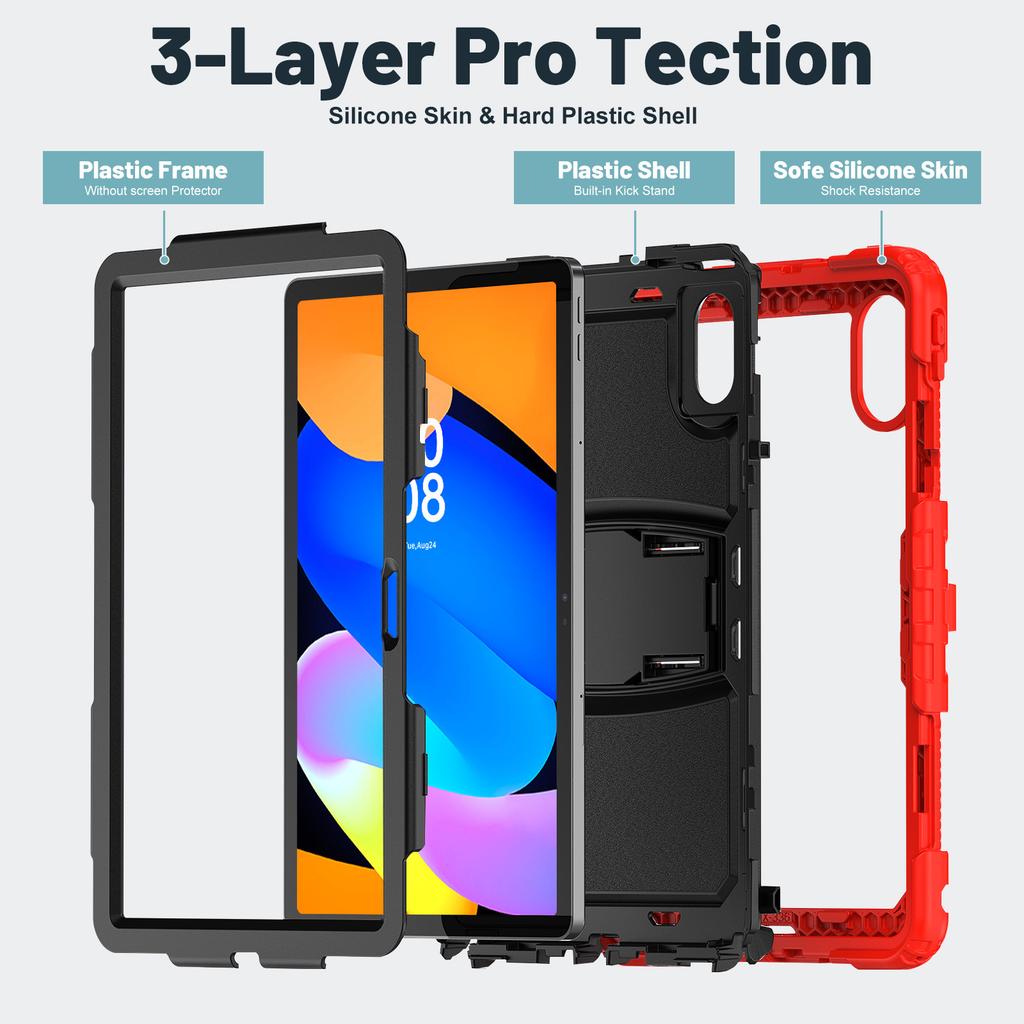 Armor Case Universal for Lenovo Idea Tab K11 Gen2 M11 Xiaoxin Pad 11 2025 2024 TB336FU 336ZU 335FC 330FU 330KU 330XU 331FC Cover