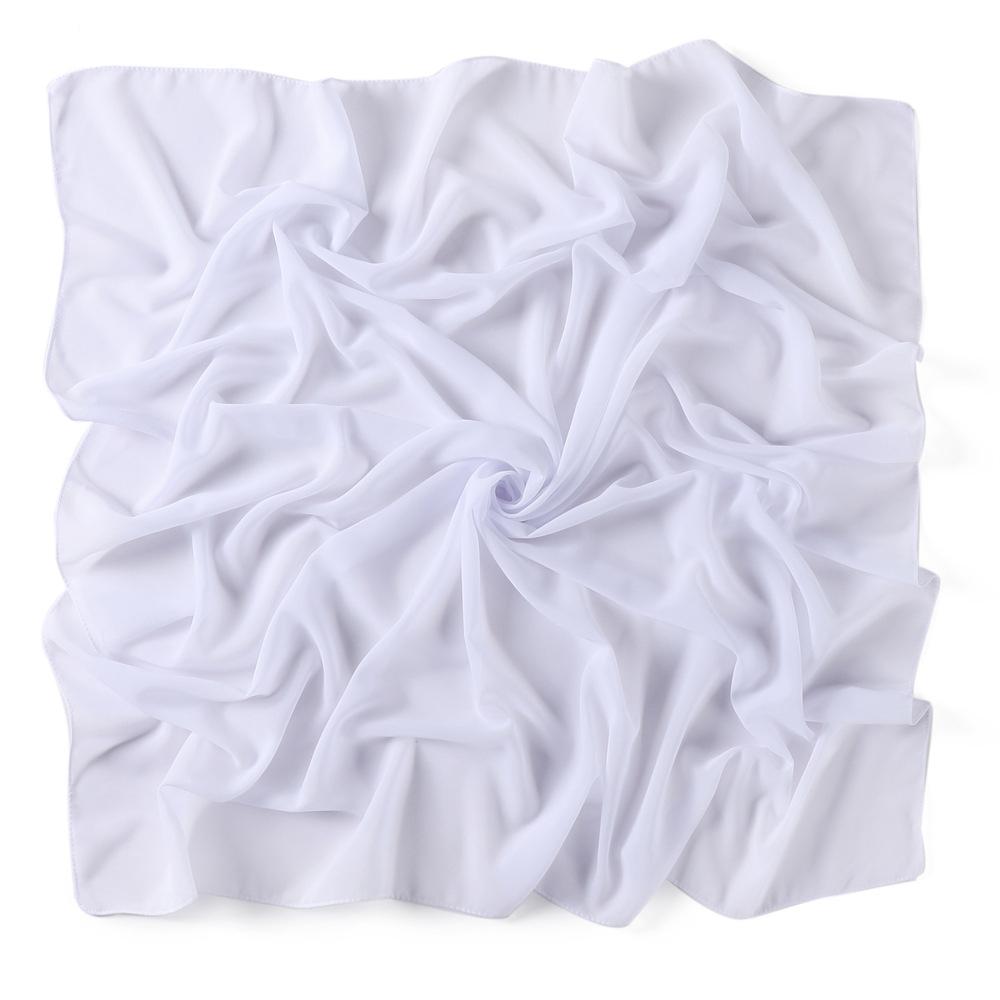 Solid Pearl Chiffon Women Scarf New Summer Girls Sunscreen Thin Scarves Soft Shawl Foulard Viscose Spring Lady Wrap Shawls
