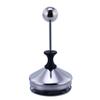 400cc Manual Milk Creamer Frother Double Layer Filter Stainless Steel Heatable Easy Clean with Handle