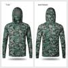 Camouflage Lightweight Anti-UV Breathable Sun Protection Fishing Clothing