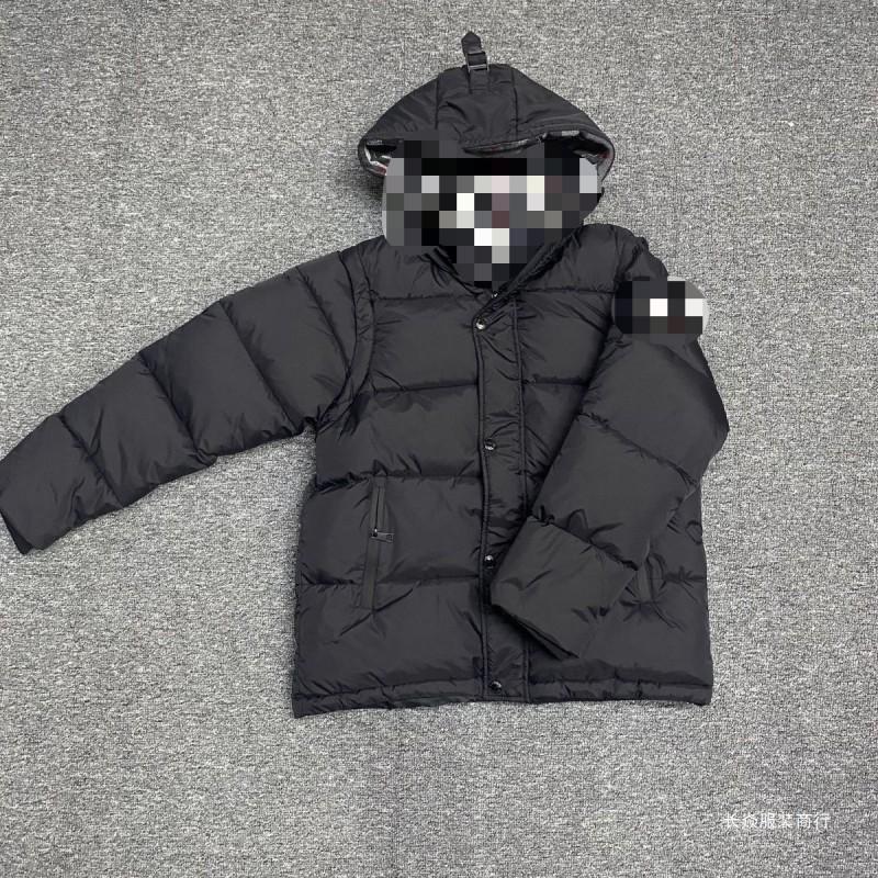 Winter Thick Cotton Padded Coat Detachable Hooded Casual Couple Jacket Men Women