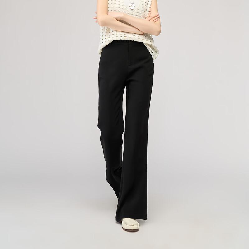 YERAD Women s Slim-Fit Acetate Flared Trousers L