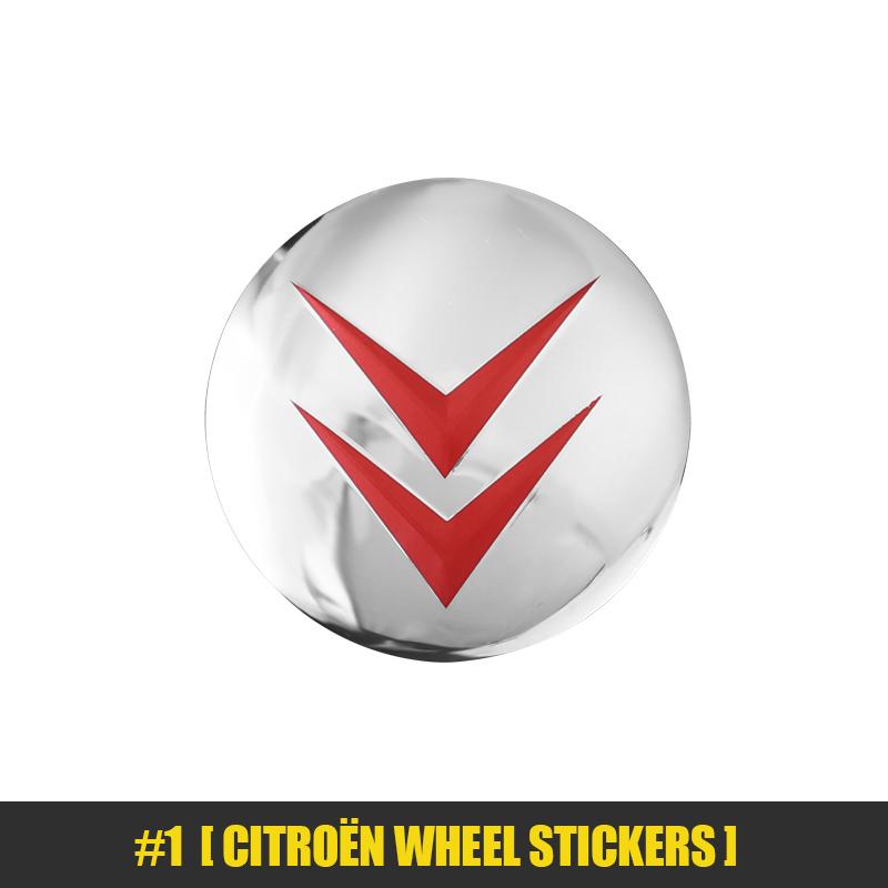4Pcs 56mm Car Wheel Center Hub Caps Sticker For Citroen C8 DS3 C6 C3 Vts C4 Saxo C4L C5 C2 C1 Xsara C3-XR Picasso Berlingo SEGA