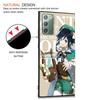 Barbatos Genshin Impact Case for Samsung Galaxy Note 20 Ultra 10 Plus 9 8 TPU Phone Cover Note 10 Lite Black Soft Shell Funda