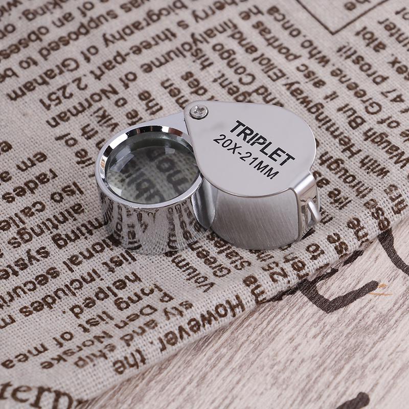 Lupă Triplet Jewelers, lupă pentru bijuterii, lupă cu diamant, cu cutie
