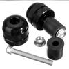2Pcs 1Pair Aluminum 19mm - 22mm 2x 7/8 Inch Motorcycle Handle Grips Motorbike Handlebar Grips Ends Weights Grip Cap Plug