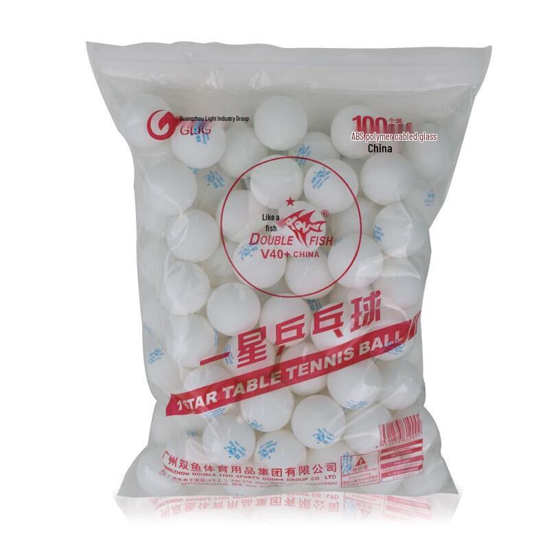 DOUBLE FISH V40+ 1-Star Seamed Table Tennis Balls