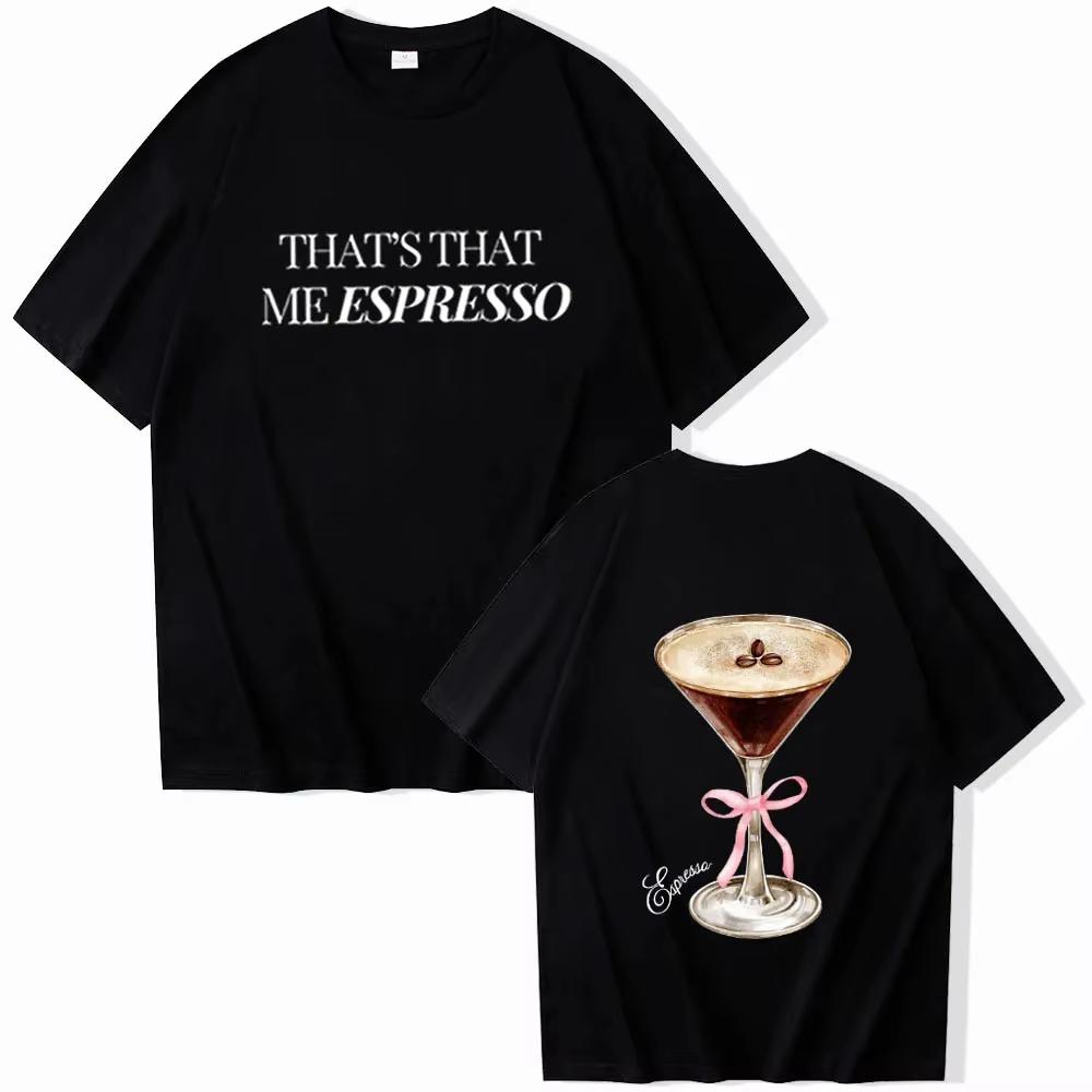 

Sabrina Carpenter Espresso Album Merch Tees Harajuku Men s Woman O-Neck T-Shirts Summer Loose 100% Cotton Oversized T-shirt Tops 3XL