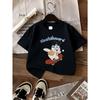 Taglie europee T-shirt da ragazzo Design Artistico Stampato, Ideale per Attività all'Aperto, Morbido Top a Maglia, Comodo e Traspirante, Adatto per l'Estate