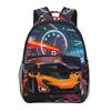 Firefighter Three Piece Rucksacks Set for Boys Plus Girls Best Gifts 2D Flat Animated School Knapsack for Children