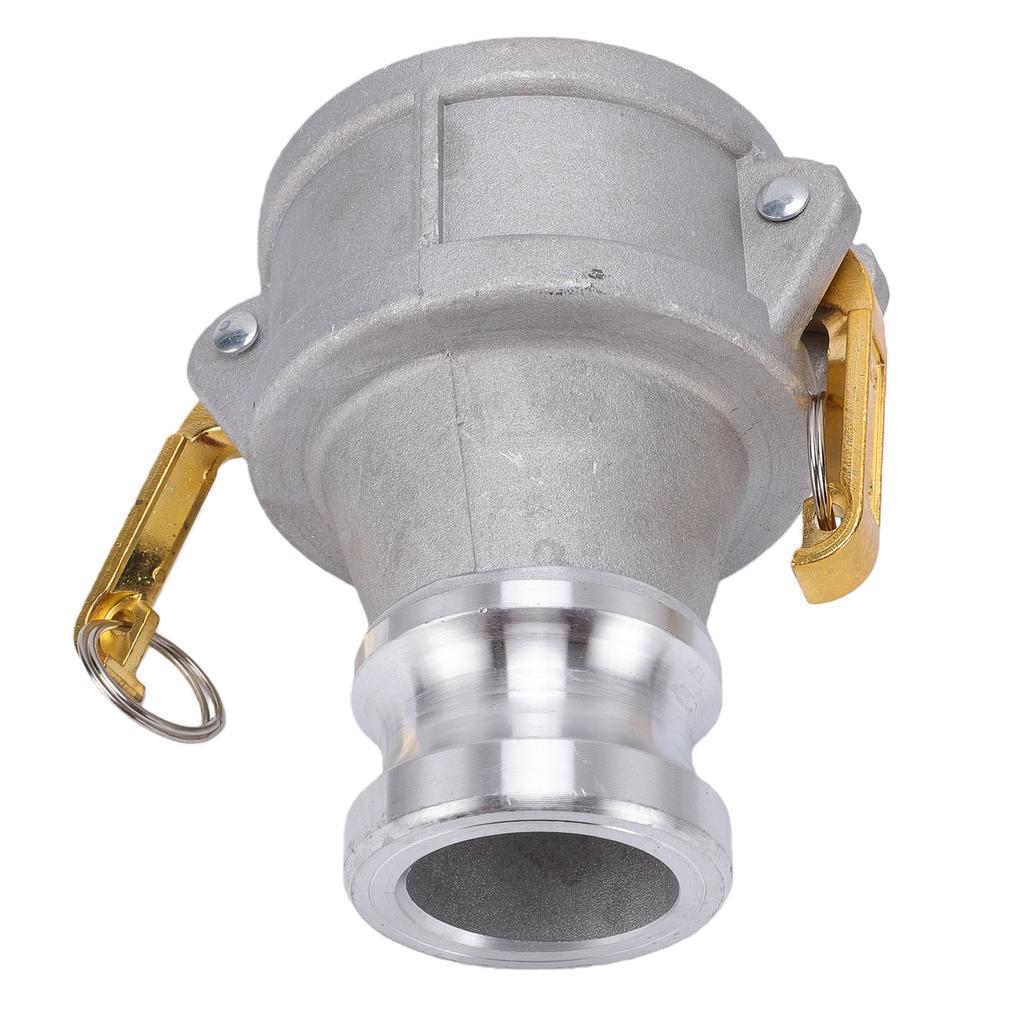 Aluminum Type DA Hose Fitting Cam and Groove Coupling Reducer 3 Inch Female and 2 Inch Male Thread