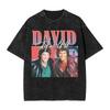 David Hasselhoff Funny Graphic Print TShirt Retro Washed Cotton Women Men Summer Harajuku Fashion New Top Gothic Oversized Tees