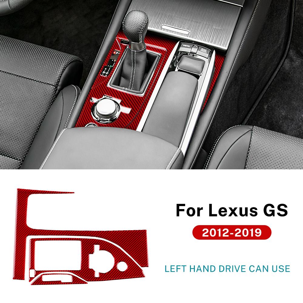 

Real Soft Carbon Fiber Sticker For Lexus GS GS250 GS350 L10 2012 2013 2014 2015 2016 2017 2018 2019 LHD RHD Car Gear Shift Trim