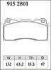 DIXCEL Greddy Brake Pads for Street ES 4-Piston (ES-9152801)