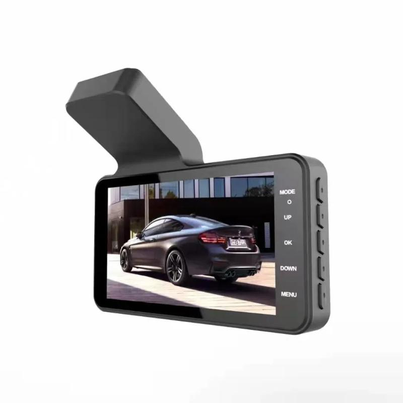 Dash Cam Front and Rear View Camera Video Recorder Dual Lens Car Dvr Cycle Recording Night Vision G-sensor HD 4 Inch Dashcam