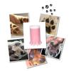 Cute Pet Cat Dog Dirty Paw Cleaning Cup Silicone Non Slip Cleaning Tool Grooming Cup(Pink )