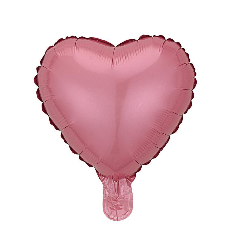 5 Inch Light Plate Love Pentagram Aluminum Film Balloon Small Peach Heart Star Balloon Birthday Wedding Party Decoration