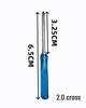 Mini 45mm Crystal Blue Handle Screwdriver for Mobile Phone Repair and Toys