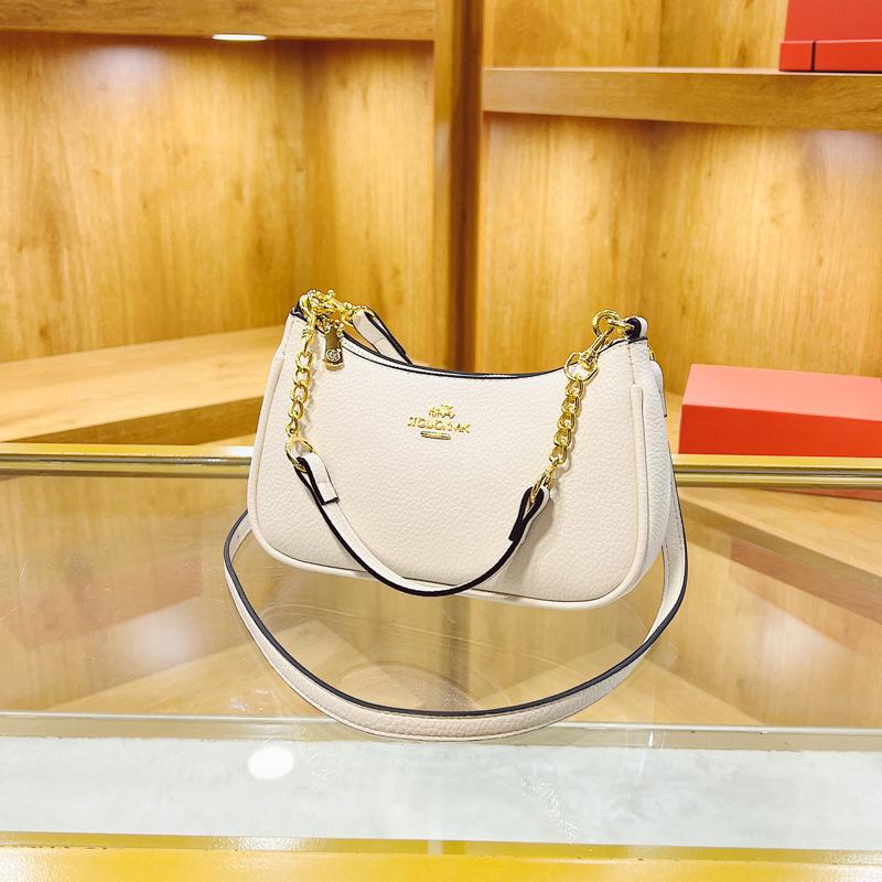 Tasche Damen neue High-End Damenhandtasche weiches Lychee-Muster Achseltasche lässige Knödeltasche Tide
