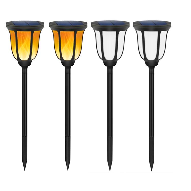 LED Solar Flame Lamp Flickering Outdoor Waterproof IP65 for Landscape Lawn Yard Garden & Solar Led Torch Spotlight 0.8 жёлтый