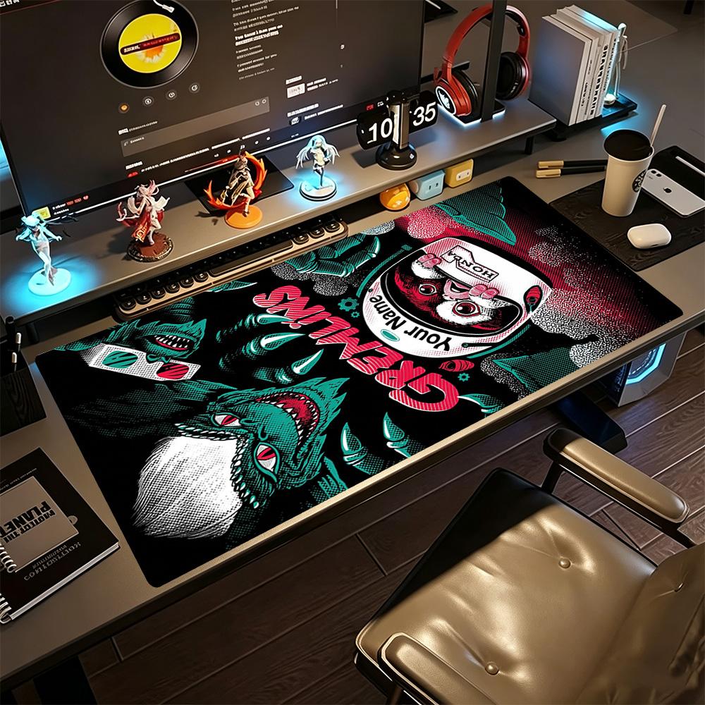 Gremlins Customize Your Name Mouse Pad Office Mouse Mats HD Print Desk Pad Non-Slip Rubber Bottom Perfect Gift for Gamers And Professionals