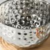 Heavy Duty 304 Nonrust Steel Hammered Salad Tray Serving Bowl Suitable For Family Gatherings And Outdoor Picnics