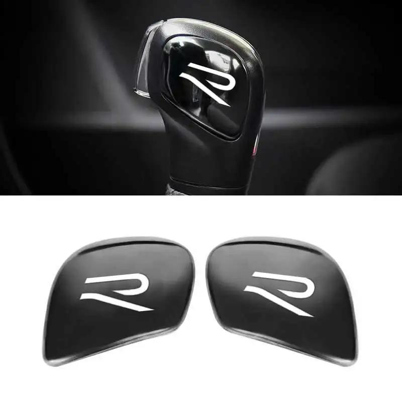 

2026 Hot For Volkswagen VW 1Pair Car Gear Shift Knob Side Cover Trim Sticker for Volkswagen VW New Rline Golf MK7 Tiguan Polo Be