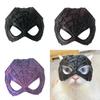 Stylish Spider Web Cat Mask For Modern Art Lovers With Unique Sculpted Design