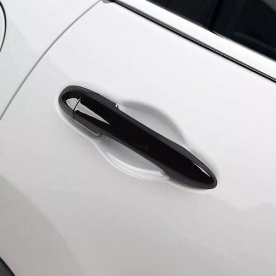 Glossy Black Exterior Door Handle Cover Trim Set 8PCS For Jeep Compass 2017-2025