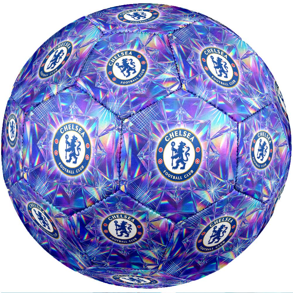 Chelsea FC Theme Soccer Ball Size 5 Soccer Ball Soft Touch Professional Training Football for Outdoor Sports