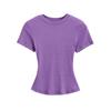 Pure Desire Women's Spicy Girl Round Neck Ribbed Summer T-Shirt