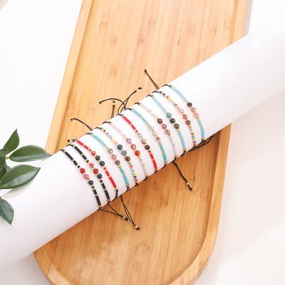 12pcs Multi-Color Beaded Bracelet Bohemian Casual Style Perfect Layering Festival Looks Trendy Fashion Jewelry Accessory