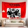 Rock And Roll Music Tapestry Heavy Metal The Clashs Wall Hanging Bedroom Decoration Large Fabric Dorm Backdrop Concert Decor