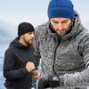WRELS Warm Polar Beanie Cap Waffle Cap Lightweight Soft Running Beanie Breathable Women Men Polar Fleece Ski Cycling Cap Hat