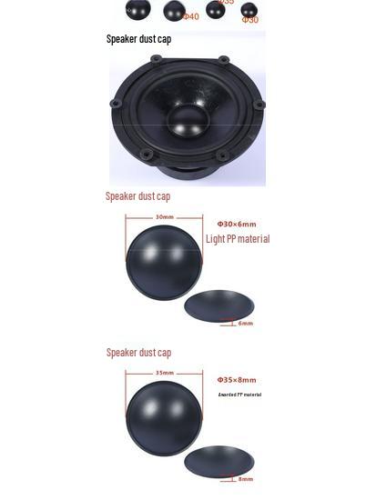 6/8/10 Inch HiVi Speaker Loudspeaker Bass Dust Cap Repair Cover