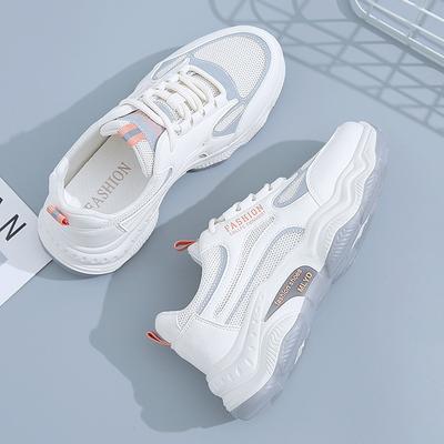 Platform Dad Shoes Women's Shoes New Summer Ins Fashionable Breathable Thin White Casual Women's Sports Shoes